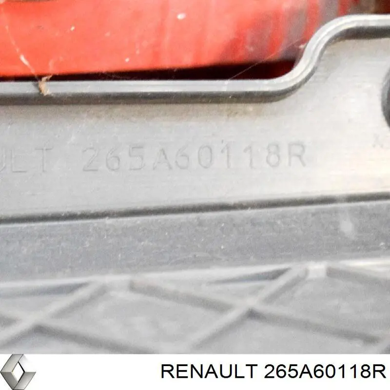 265A60118R Renault (RVI) Moldura para luz trasera izquierda