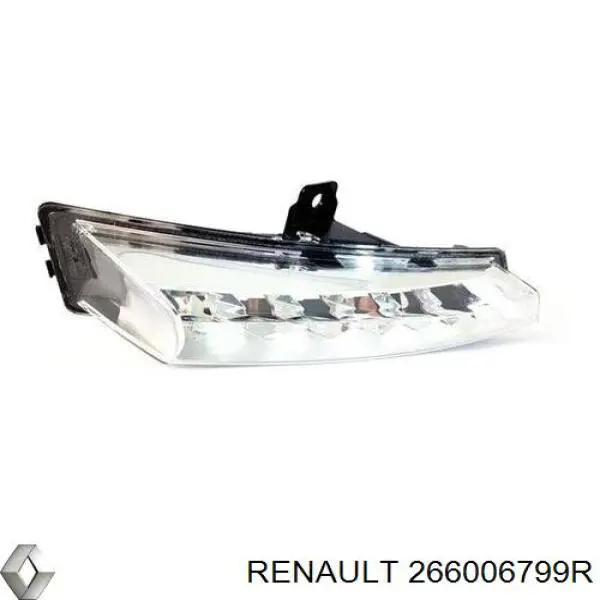 Luz diurna derecha para Renault Fluence (B3)