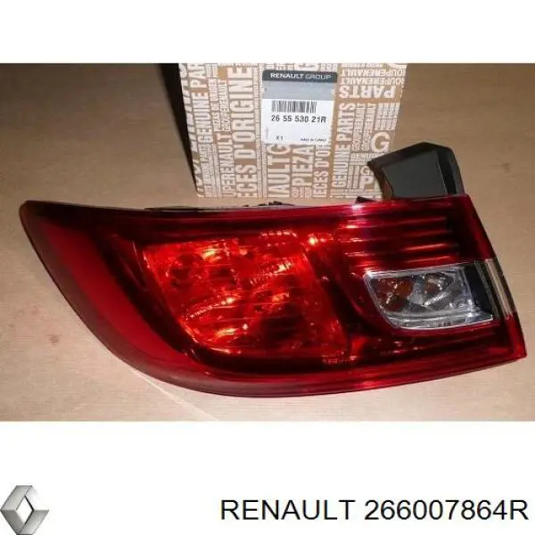 Luz diurna derecha Renault (RVI) 266007864R