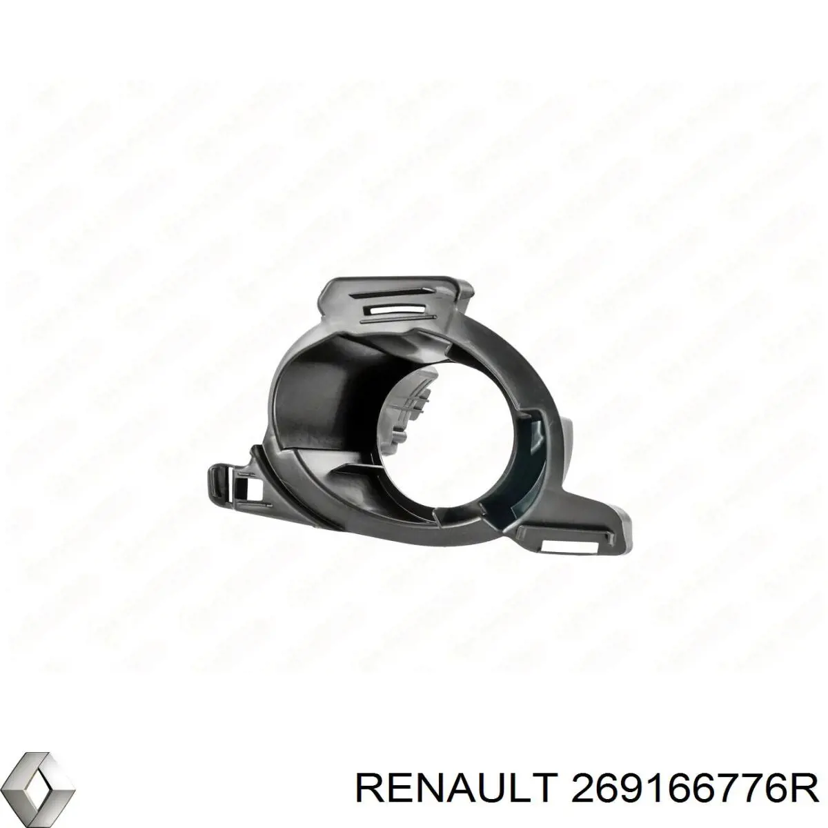 269166776R Renault (RVI) soporte, faro antiniebla izquierdo