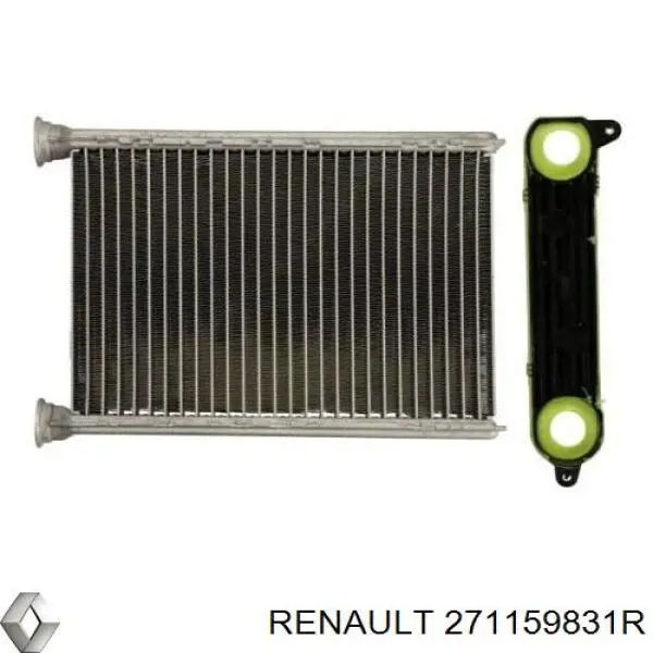 271159831R Renault (RVI) radiador de calefacción