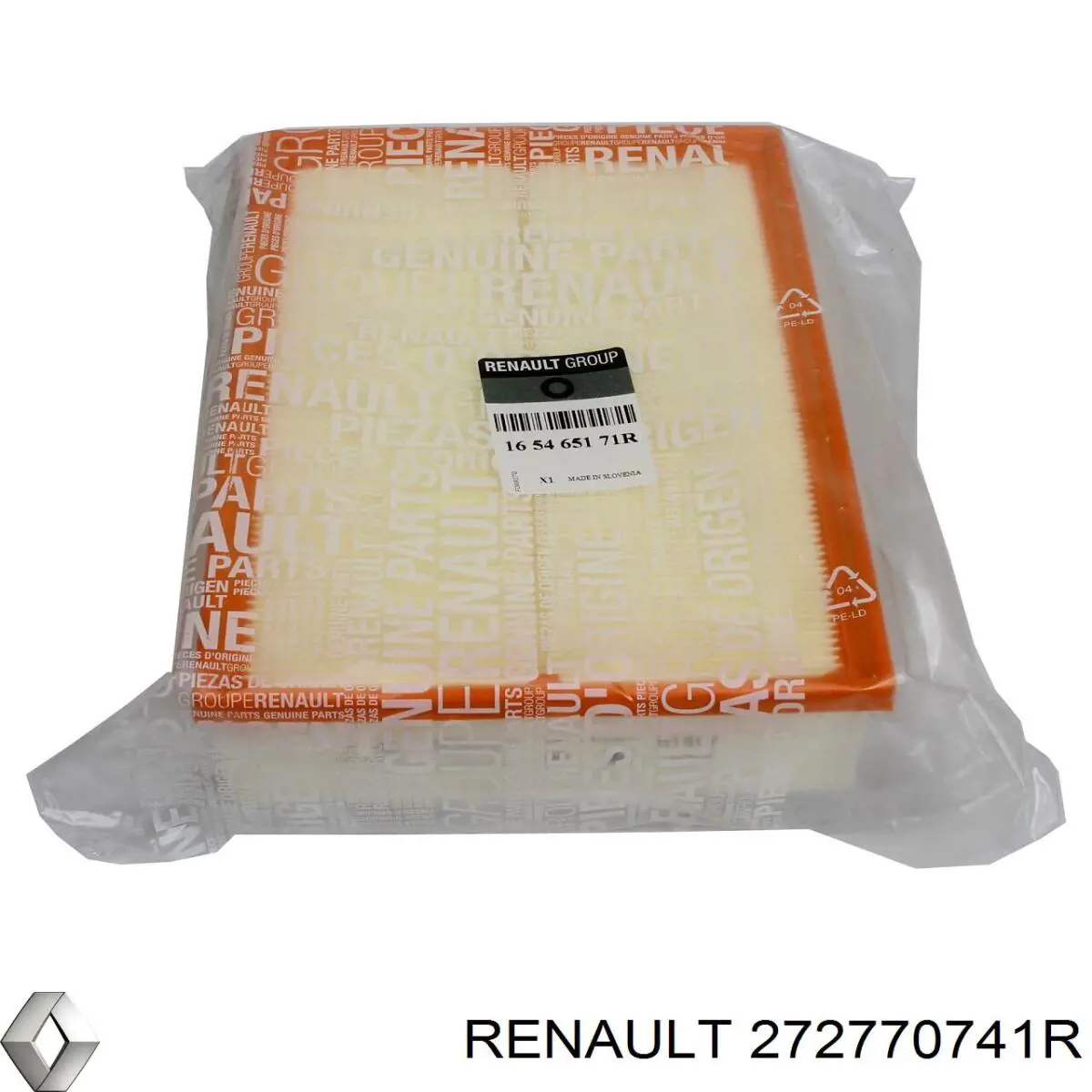 Comprar 272770741R Renault (RVI) Filtro de aire del habitáculo