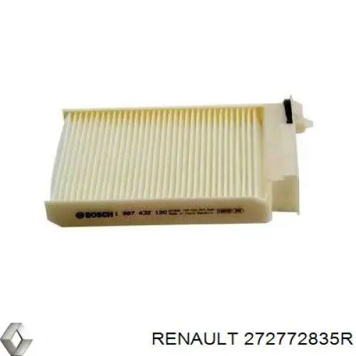Filtro de habitáculo 272772835R Renault (RVI)