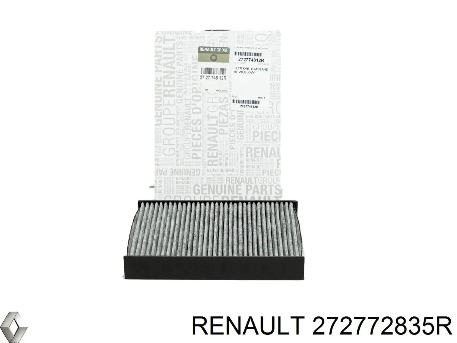 Filtro de cabina Renault (RVI) 272772835R precio, desde 6,82 EUR