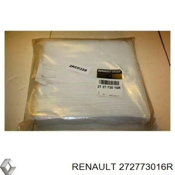 272773016R Renault (RVI) filtro habitáculo