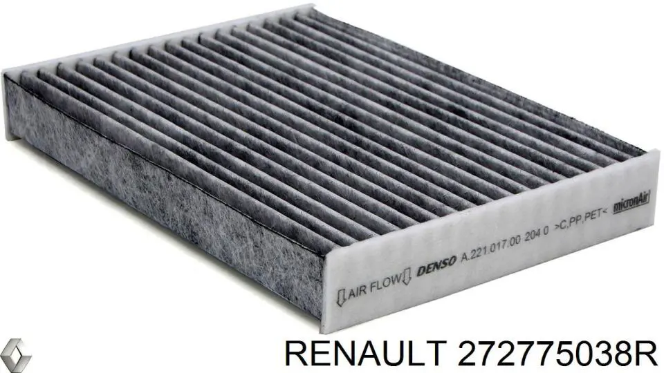 Filtro de habitáculo 272775038R Renault (RVI)