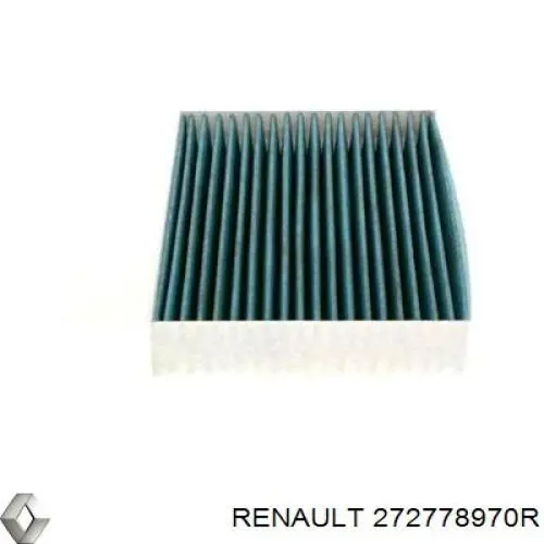 Filtro de habitáculo 272778970R Renault (RVI)