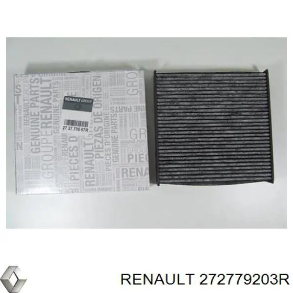 Comprar 272779203R Renault (RVI) Filtro de aire del habitáculo