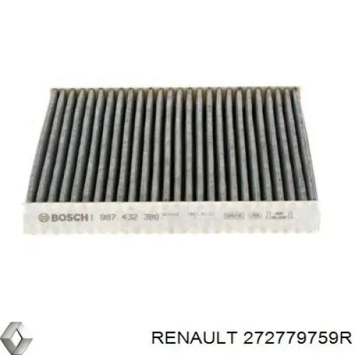 272779759R Renault (RVI) filtro de habitáculo