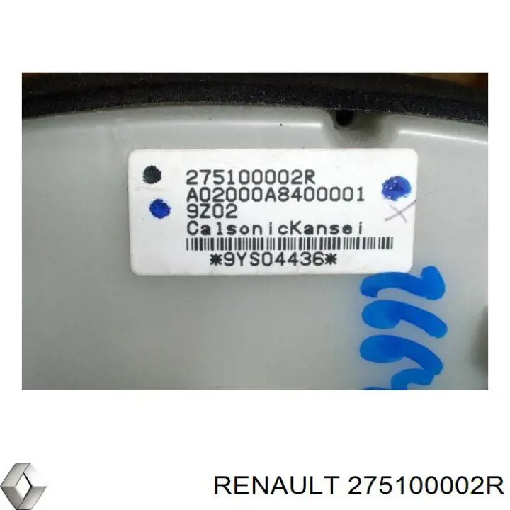 275100002R Renault (RVI) unidad de control, calefacción/ventilacion