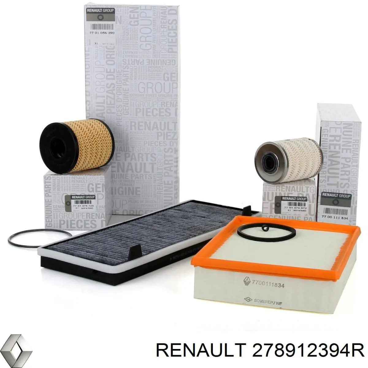 278912394R Renault (RVI) filtro de habitáculo