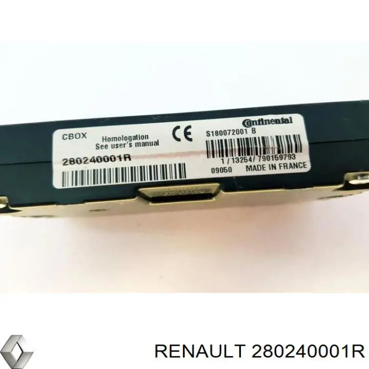 Unidad de control multimedia 280240001R Renault (RVI)