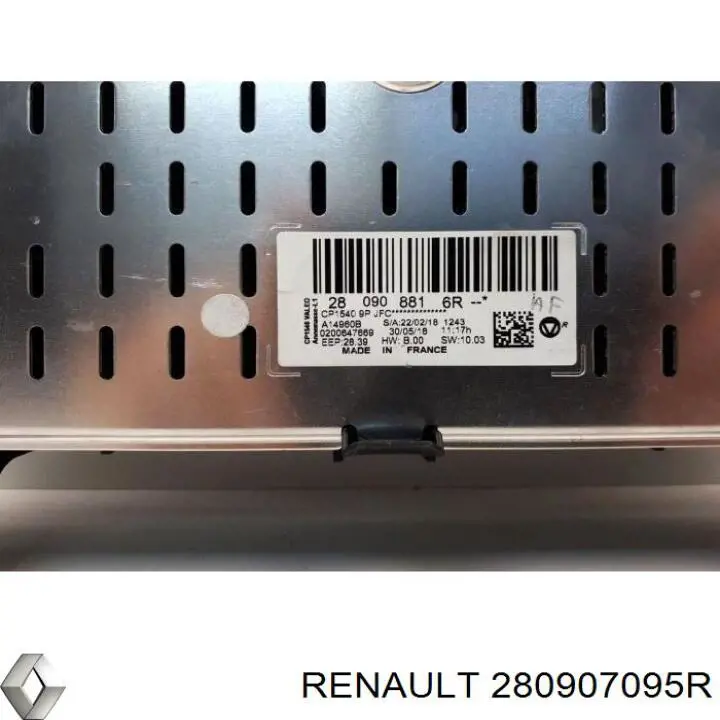 Pantalla multifunción Renault (RVI) 280907095R precio, desde 256,20 EUR