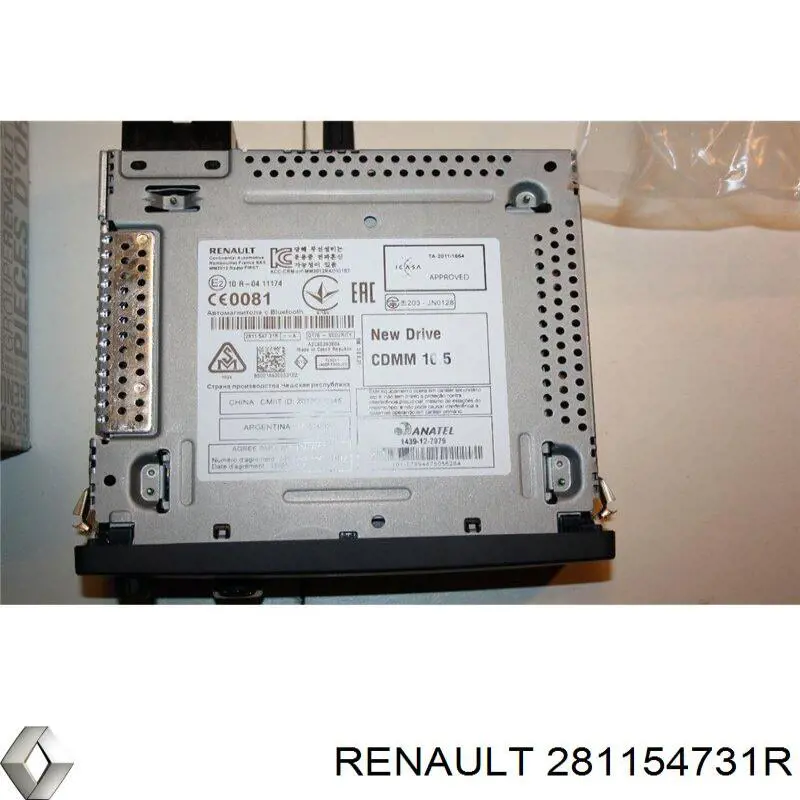 Radio 281156989R Renault (RVI)