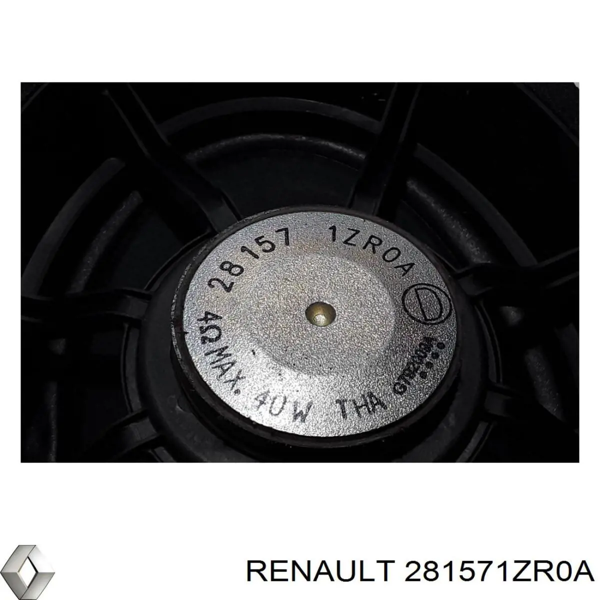 281571ZR0A Renault (RVI) altavoz "torpedo"