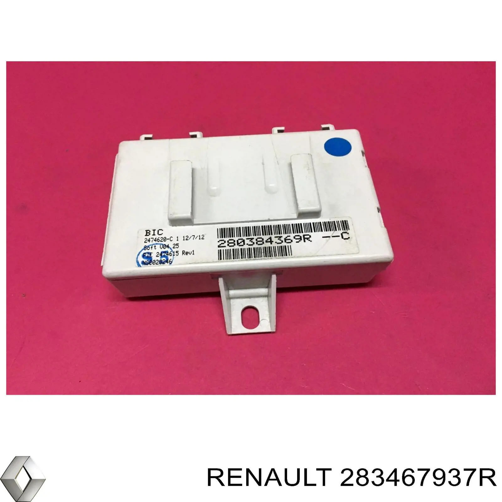 283467680R Renault (RVI) unidad de control multimedia