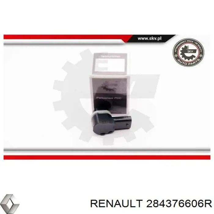 Sensor de estacionamiento delantero/trasero central Renault (RVI) 284376606R precio, desde 28,65 EUR