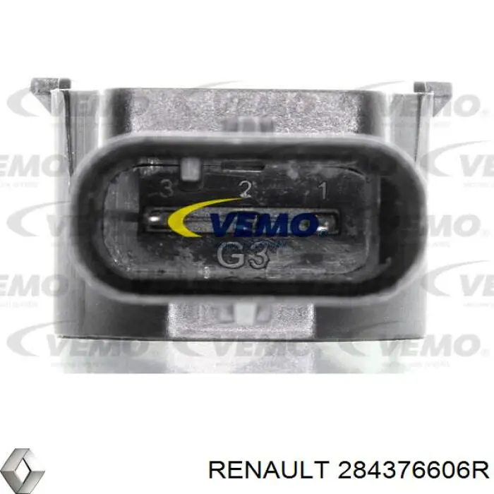 Comprar 284376606R Renault (RVI) Sensor de estacionamiento delantero/trasero central