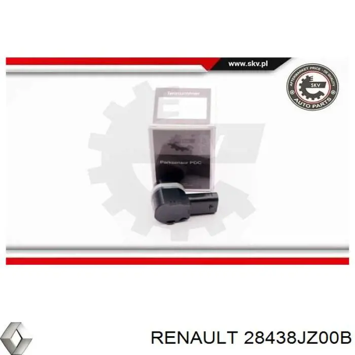 Comprar 28438JZ00B Renault (RVI) Sensor de aparcamiento trasero