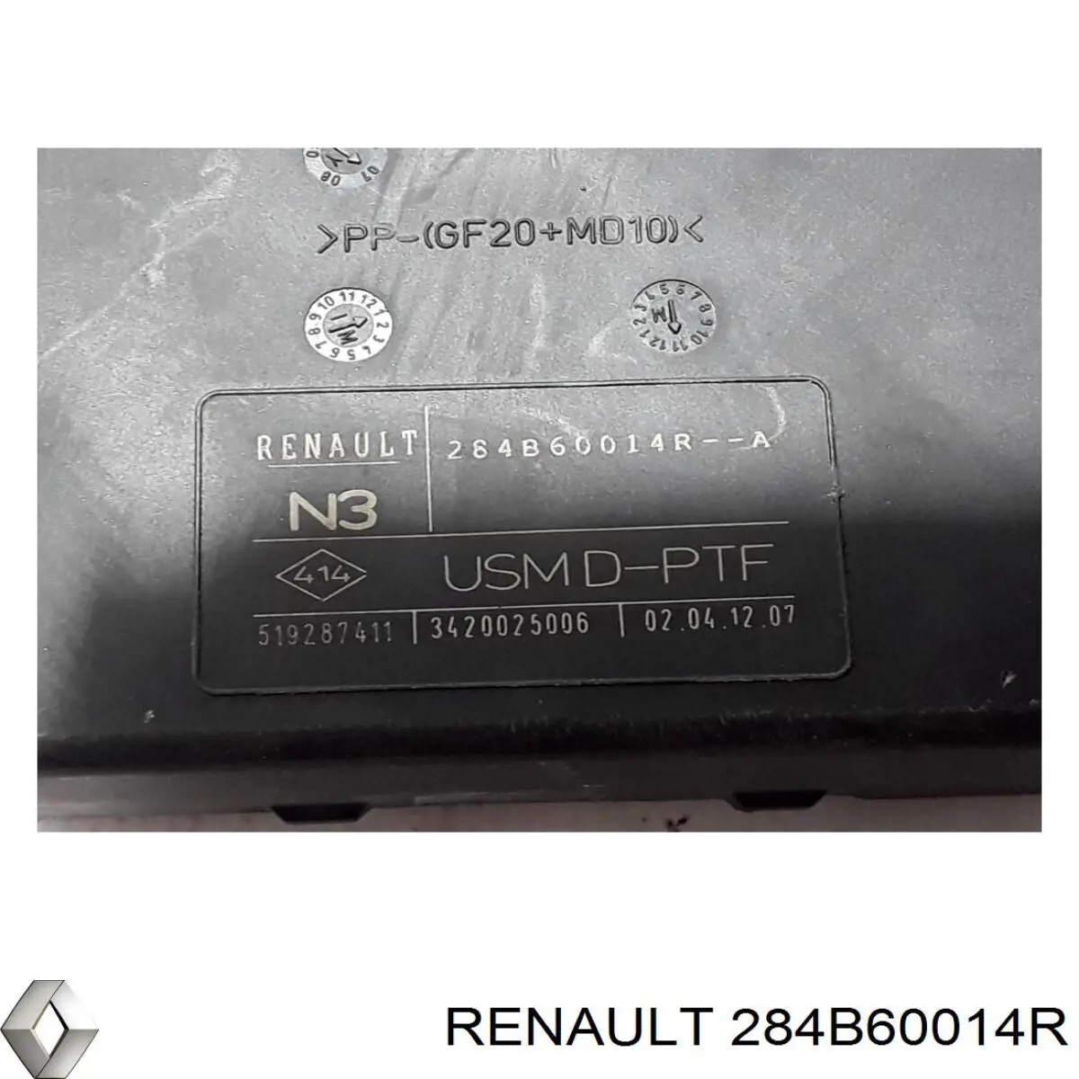 Caja de fusibles 284B60014R Renault (RVI)