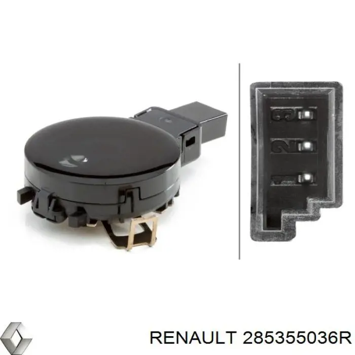 285355036R Renault (RVI) sensor de lluvia