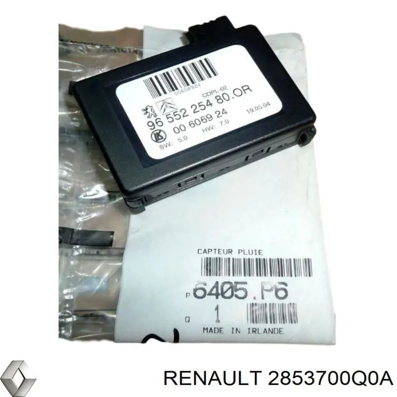 Placa del sensor de lluvia Renault (RVI) 2853700Q0A precio, desde 48,48 EUR