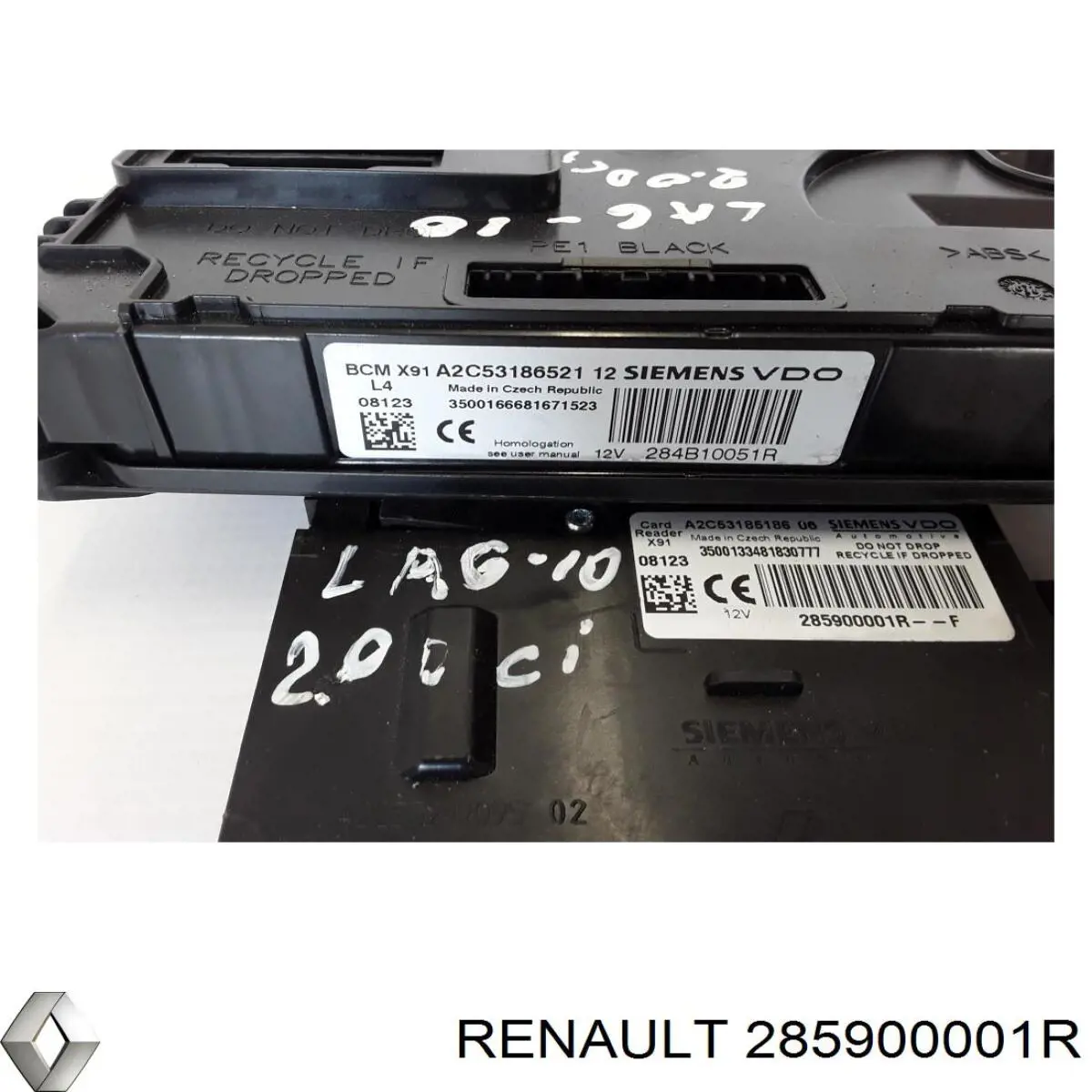 Conmutador de arranque para Renault Fluence (L3)