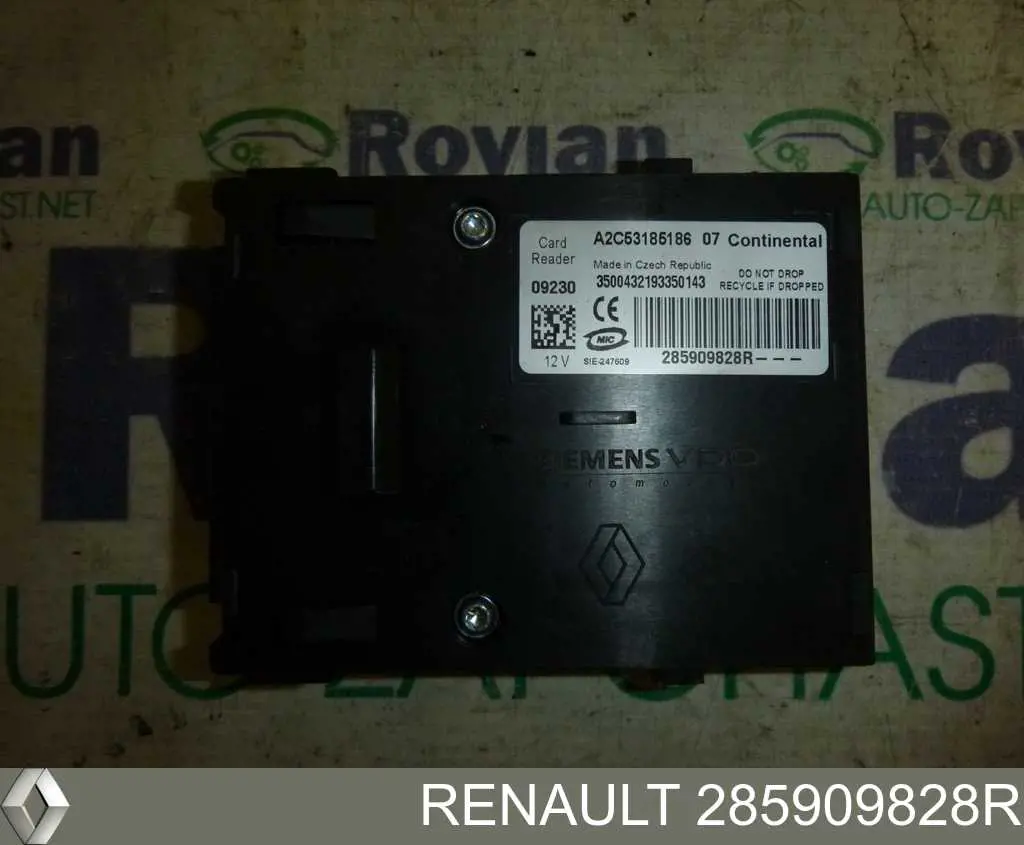 Conmutador de arranque Renault (RVI) 285909828R precio, desde 35,01 EUR