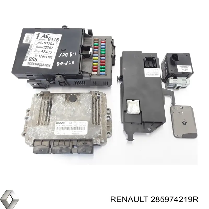 Llavero Crontol De Alarma para Renault Vel Satis (BJ0)