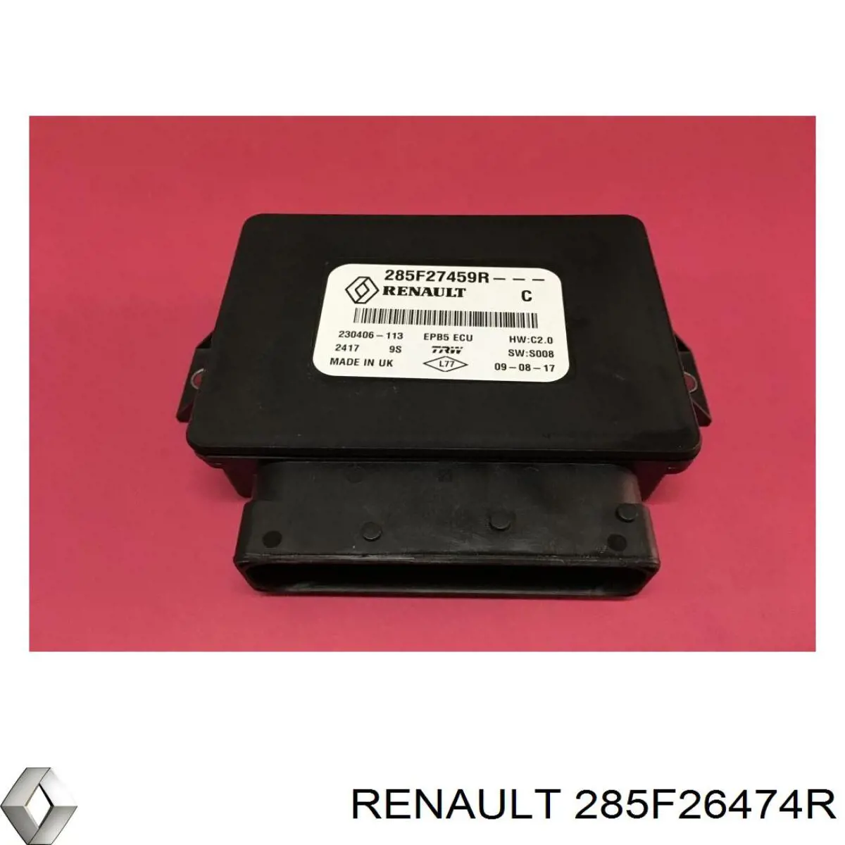 285F26474R Renault (RVI) Módulo del freno de estacionamiento electromecánico