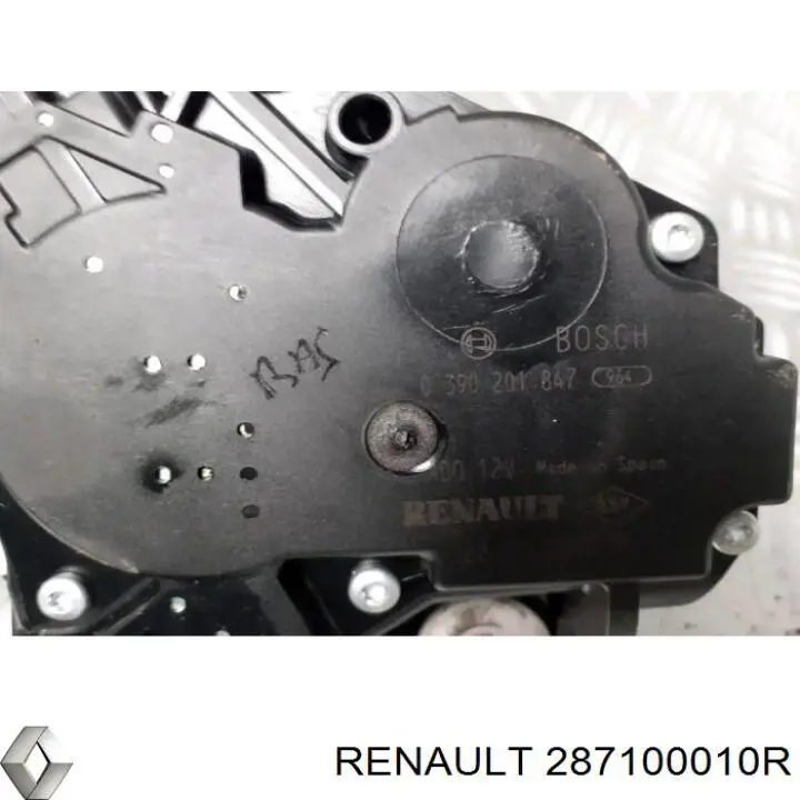 Motor limpiaparabrisas, trasera 287100010R Renault (RVI)