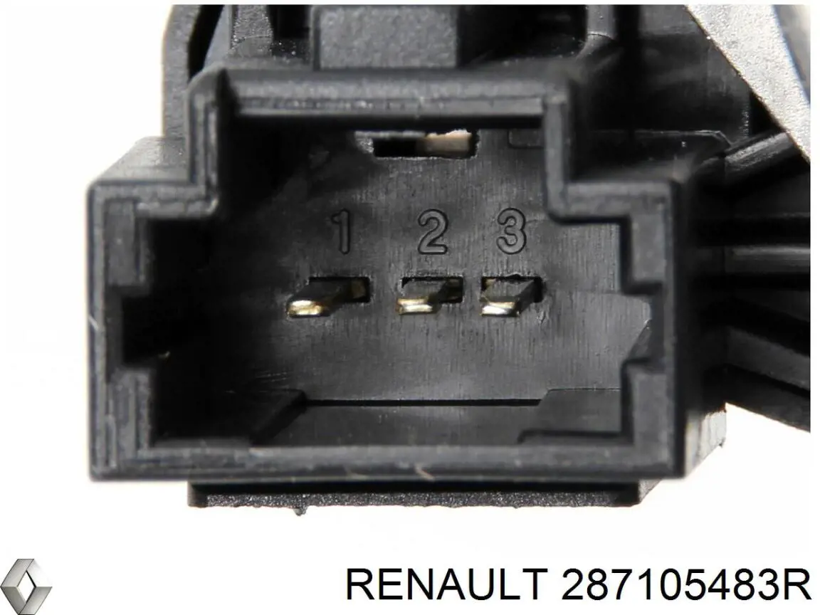 Motor limpiaparabrisas, trasera 287105483R Renault (RVI)