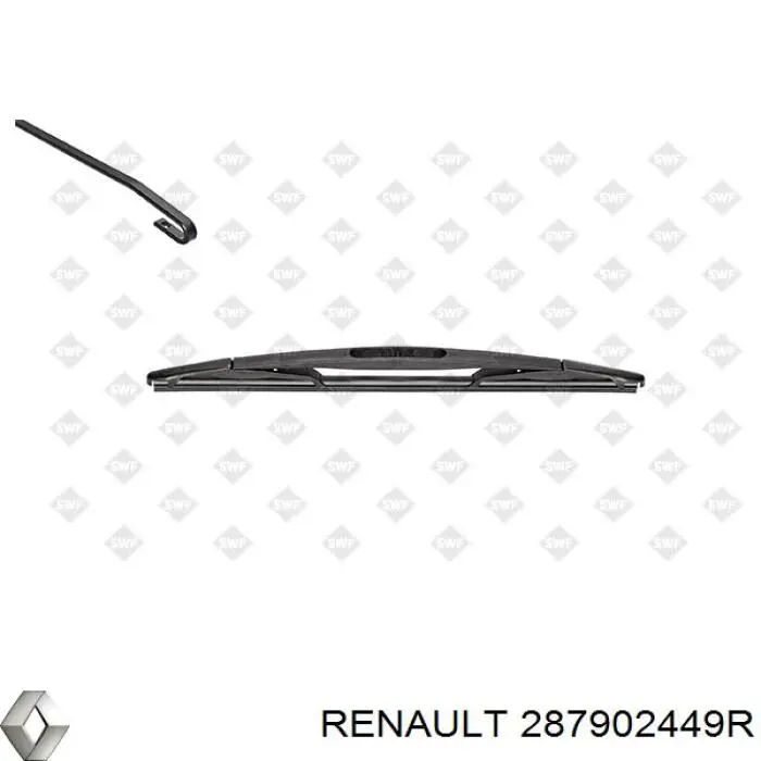 287902449R Renault (RVI) Limpiaparabrisas trasero