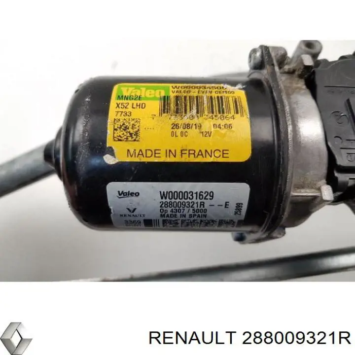 Motor limpiaparabrisas 623409 Hans Pries (Topran)