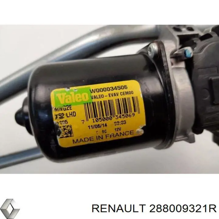 Motor del limpiaparabrisas Hans Pries (Topran) 623409