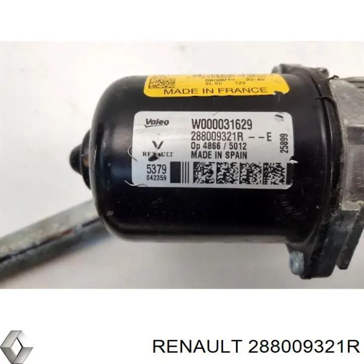 Comprar W000031629 Renault (RVI) Motor limpiaparabrisas