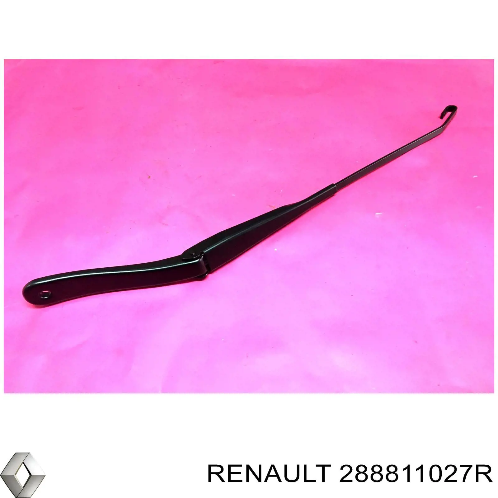288811027R Renault (RVI) brazo del limpiaparabrisas