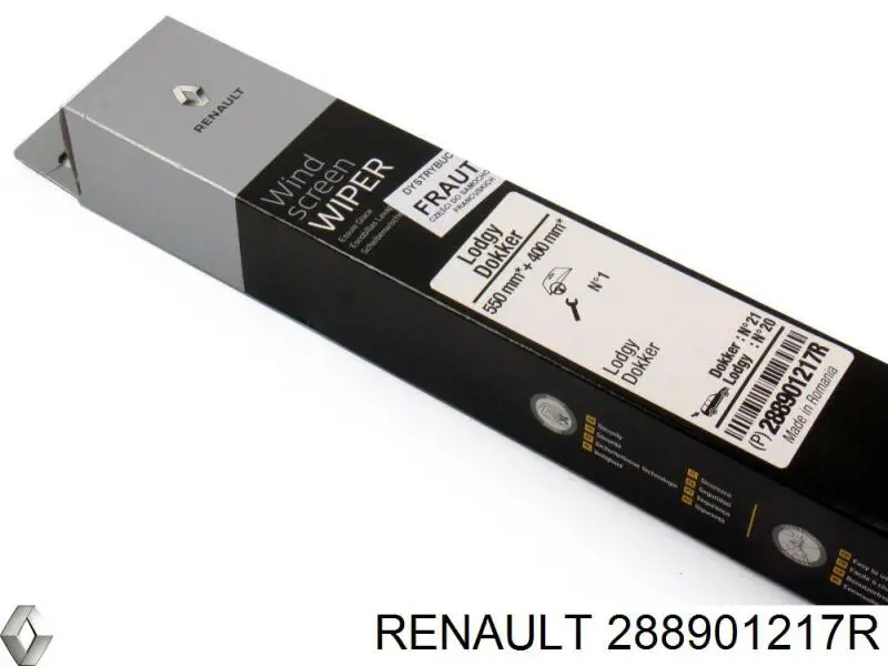 Escobillas delanteras Renault (RVI) 288901217R precio, desde 20,39 EUR