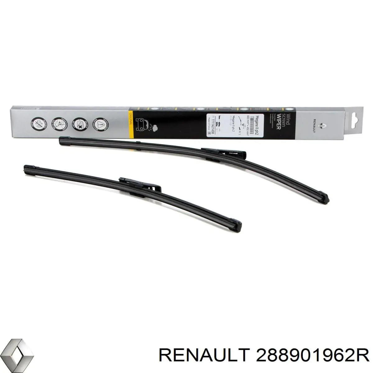 Limpiaparabrisas delanteras 288901962R Renault (RVI)