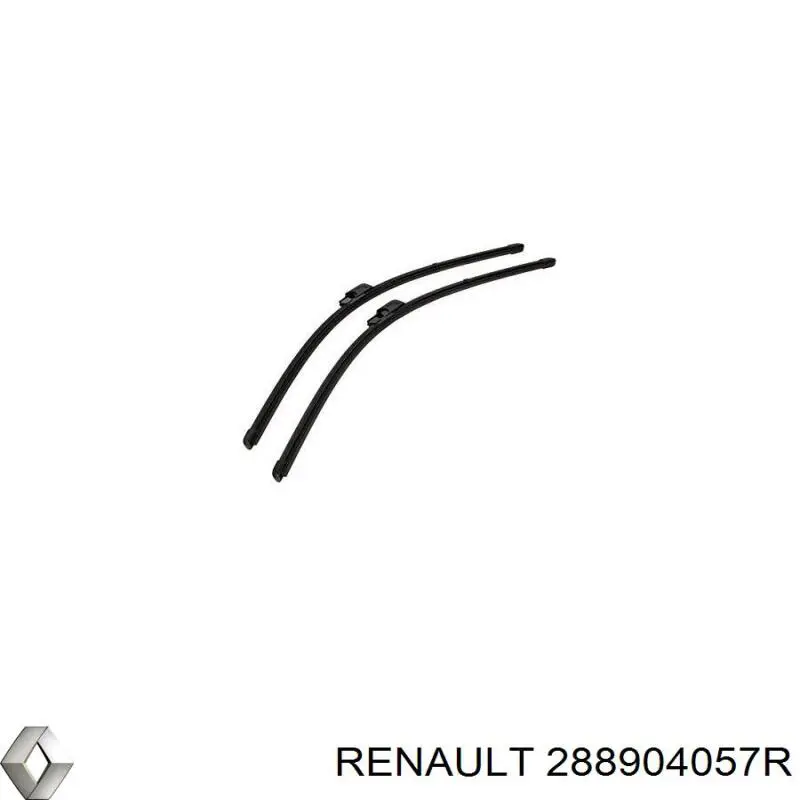 Comprar 288904057R Renault (RVI) Juego de escobillas de luna delantera, 2 piezas