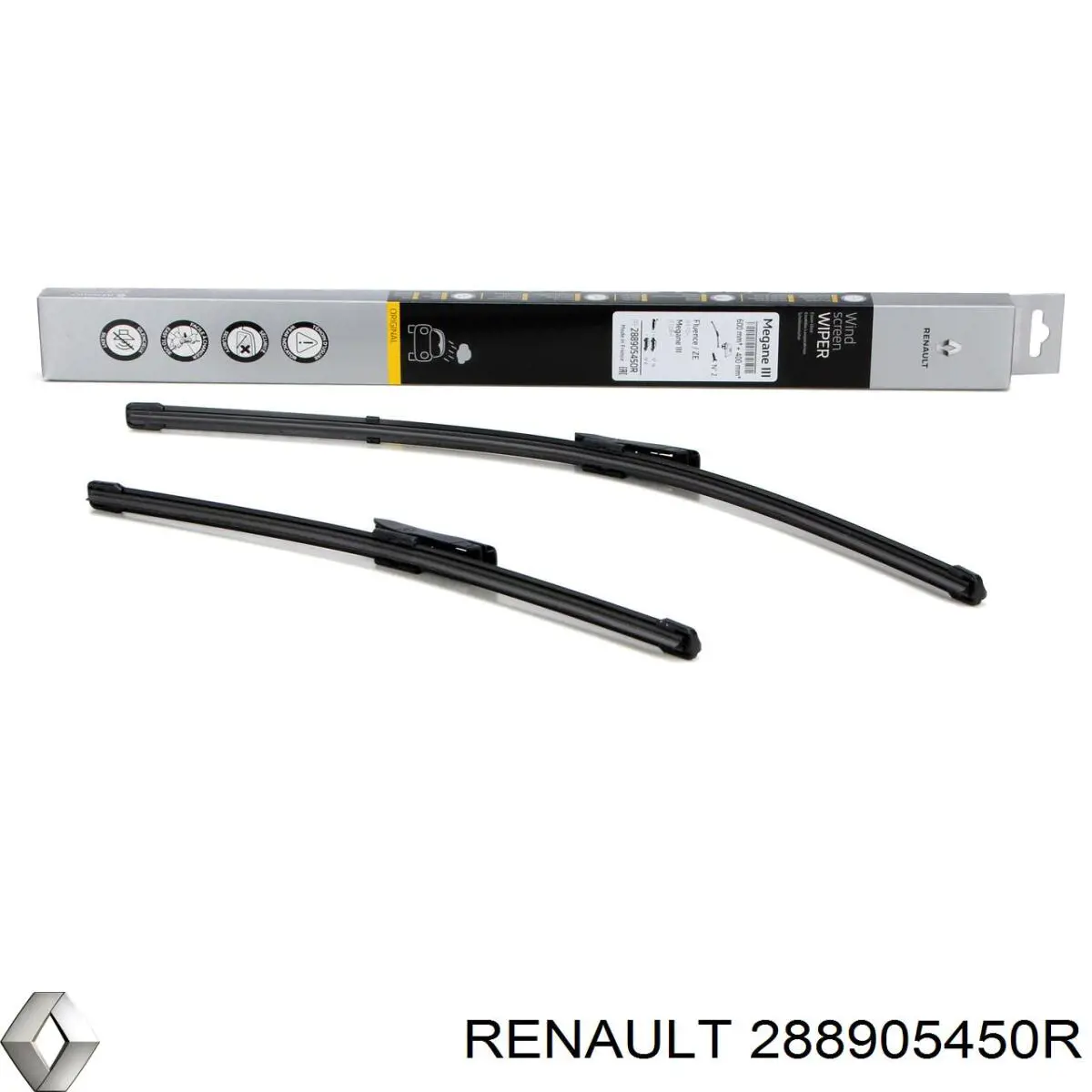 Escobillas delanteras Renault (RVI) 288905450R precio, desde 30,25 EUR