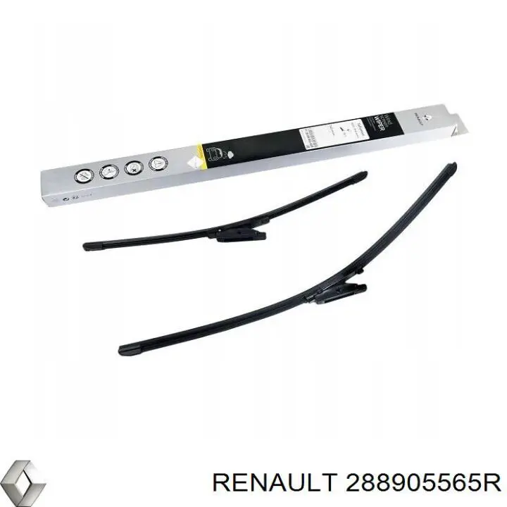 288905565R Renault (RVI) juego de limpiaparabrisas de luna delantera, 2 piezas