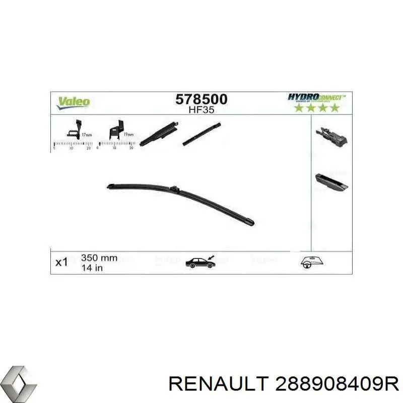 Escobillas delanteras Mercedes A4538242100 precio, desde 22,35 EUR