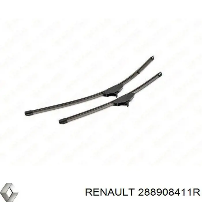 288908411R Renault (RVI) juego de limpiaparabrisas de luna delantera, 2 piezas