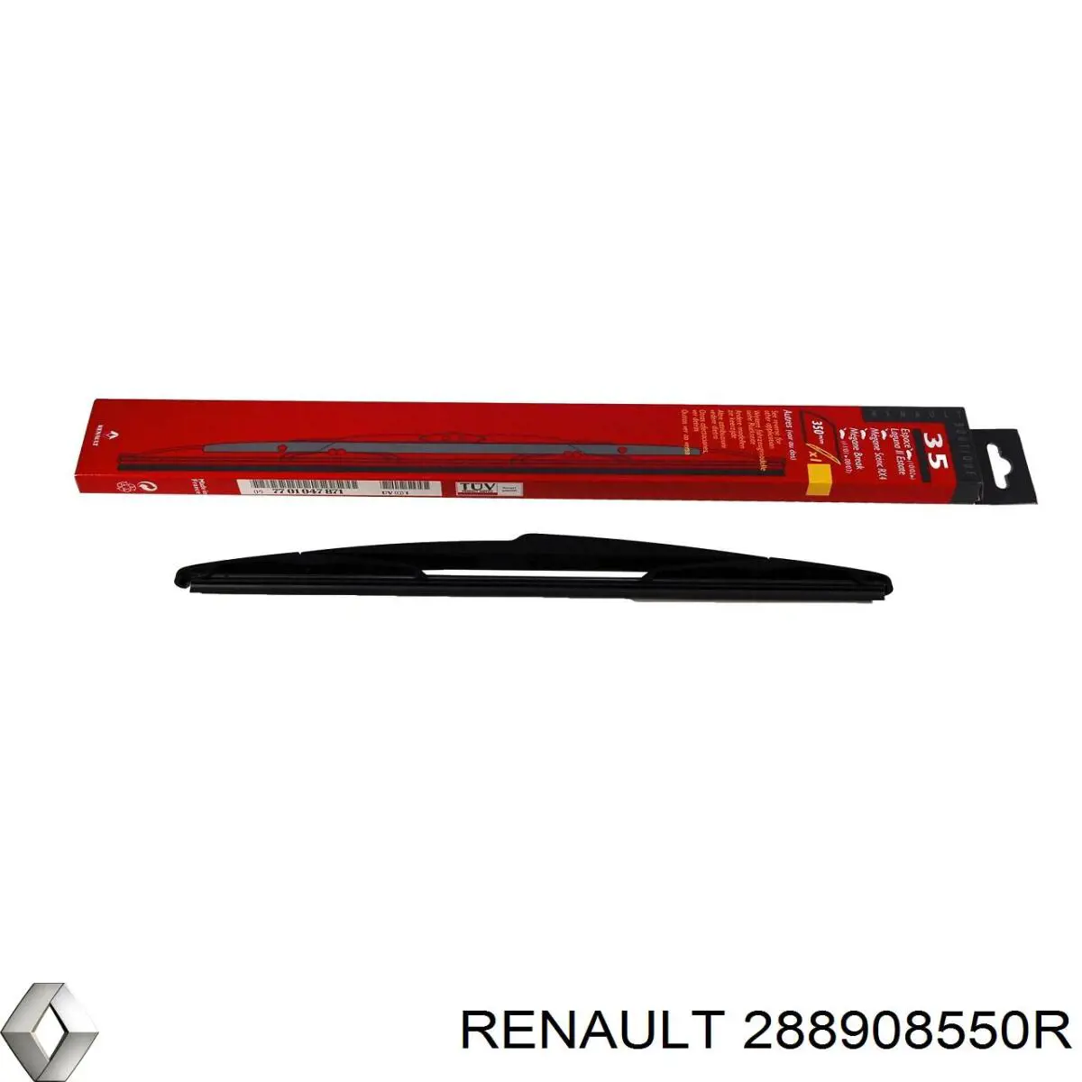 Escobillas de limpiaparabrisas delanteras Renault (RVI) 288908550R