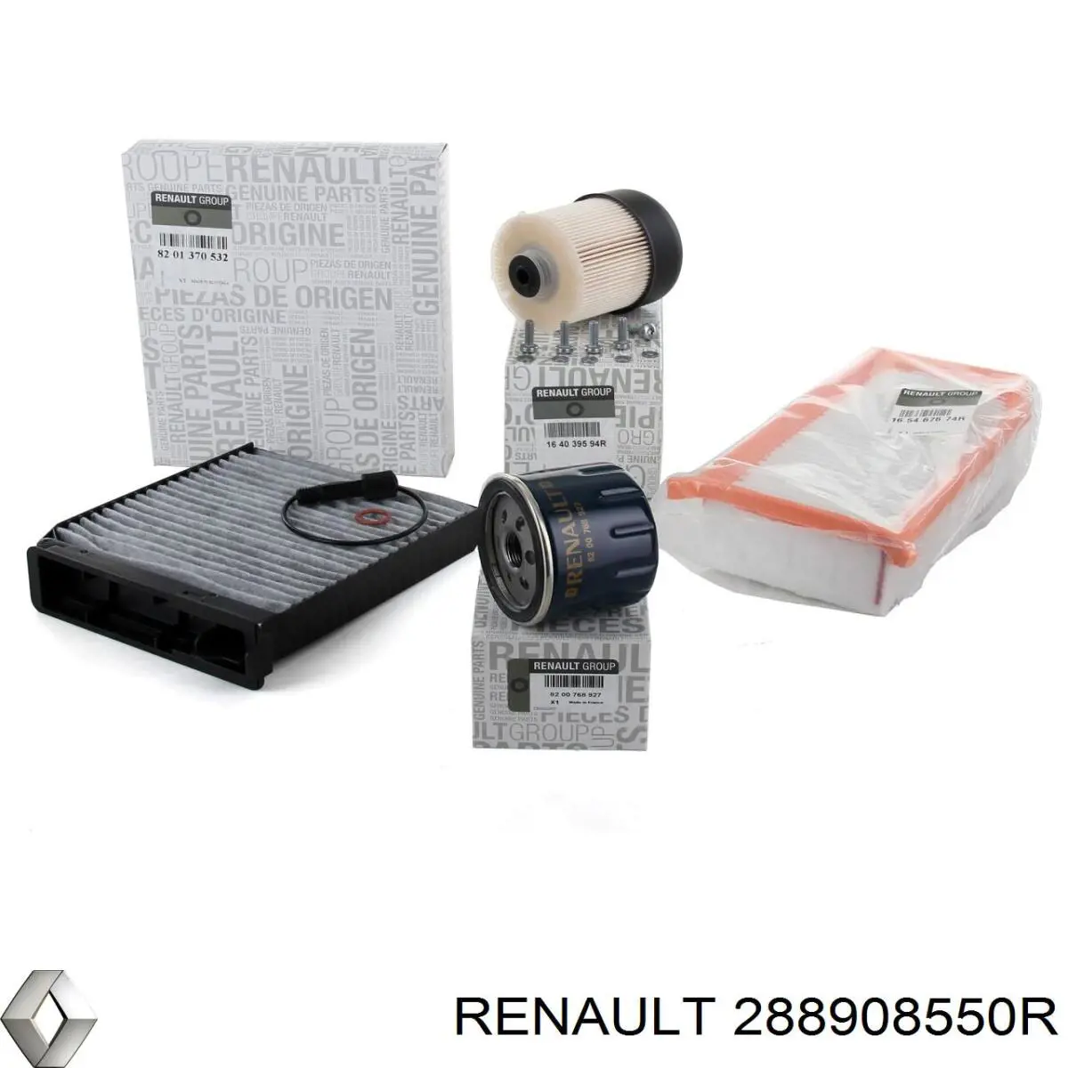 Limpiaparabrisas delanteras 288908550R Renault (RVI)