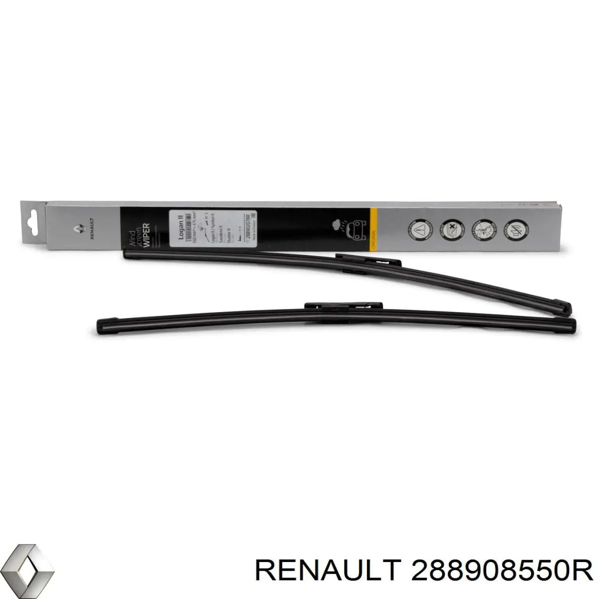 Escobillas delanteras Renault (RVI) 288908550R precio, desde 19,81 EUR