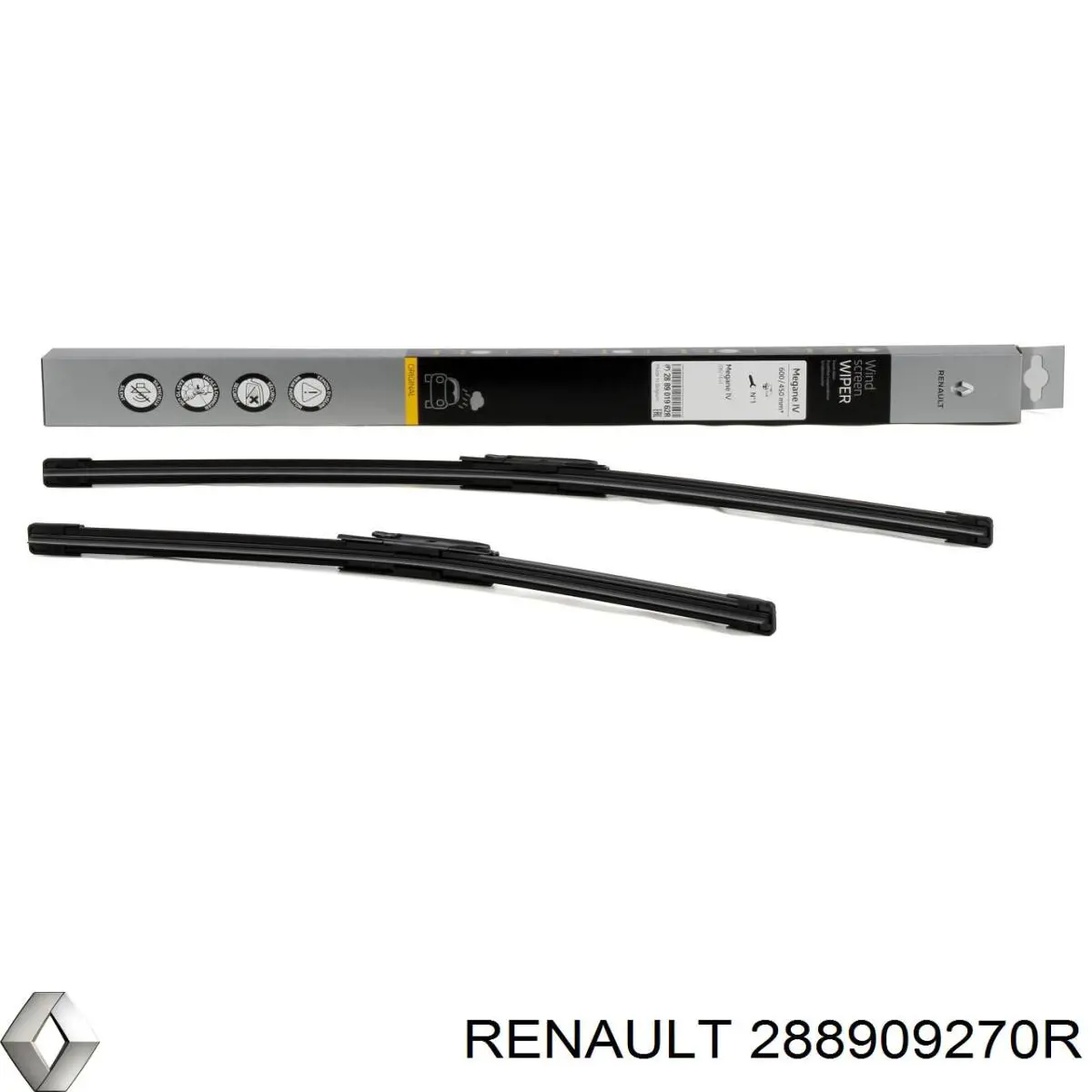 Escobilla del limpiaparabrisas del lado del conductor Renault (RVI) 288909270R precio, desde 12,70 EUR