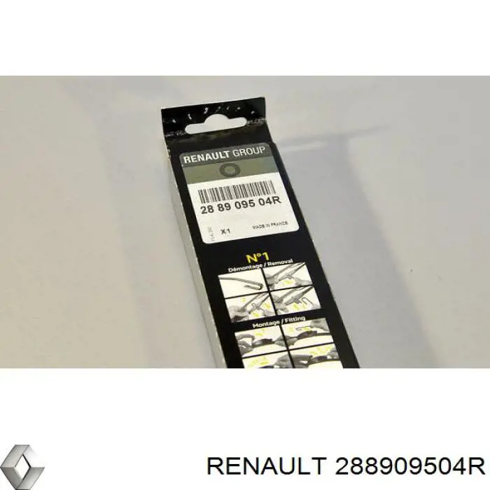 Comprar 288909504R Renault (RVI) Juego de escobillas de luna delantera, 2 piezas