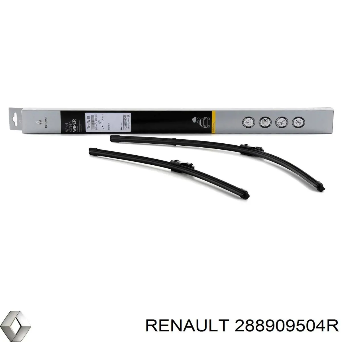 Escobillas delanteras Renault (RVI) 288909504R precio, desde 24,66 EUR